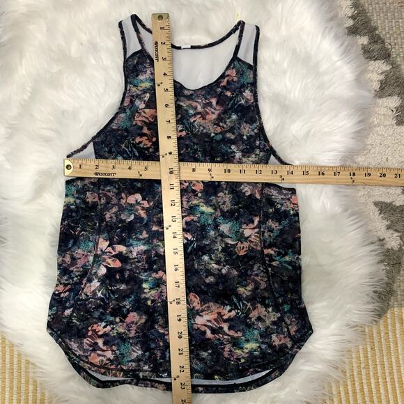 Lululemon Sculpt Tank II Top Sheer Mesh Panels Dappled Daze Multi XS 2 - Picture 9 of 9